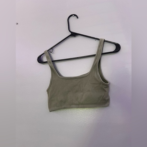Zara Ribbed Cropped Tank - Picture 3 of 5
